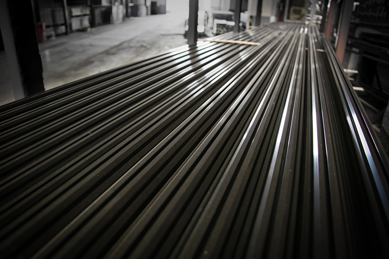 Round aluminium tubing